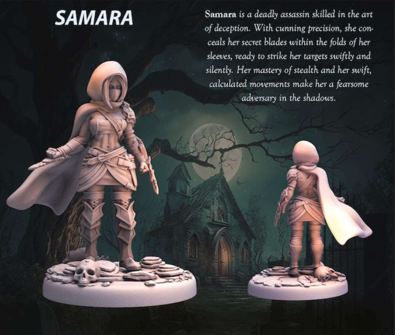 Miniatur Samara aus dem Dark Fantasy Vol I Set