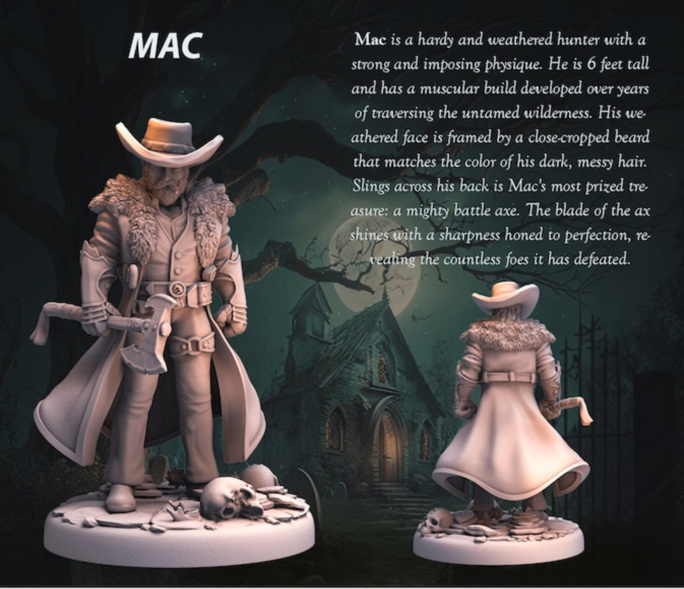 Miniatur Mac aus dem Dark Fantasy Vol I Set