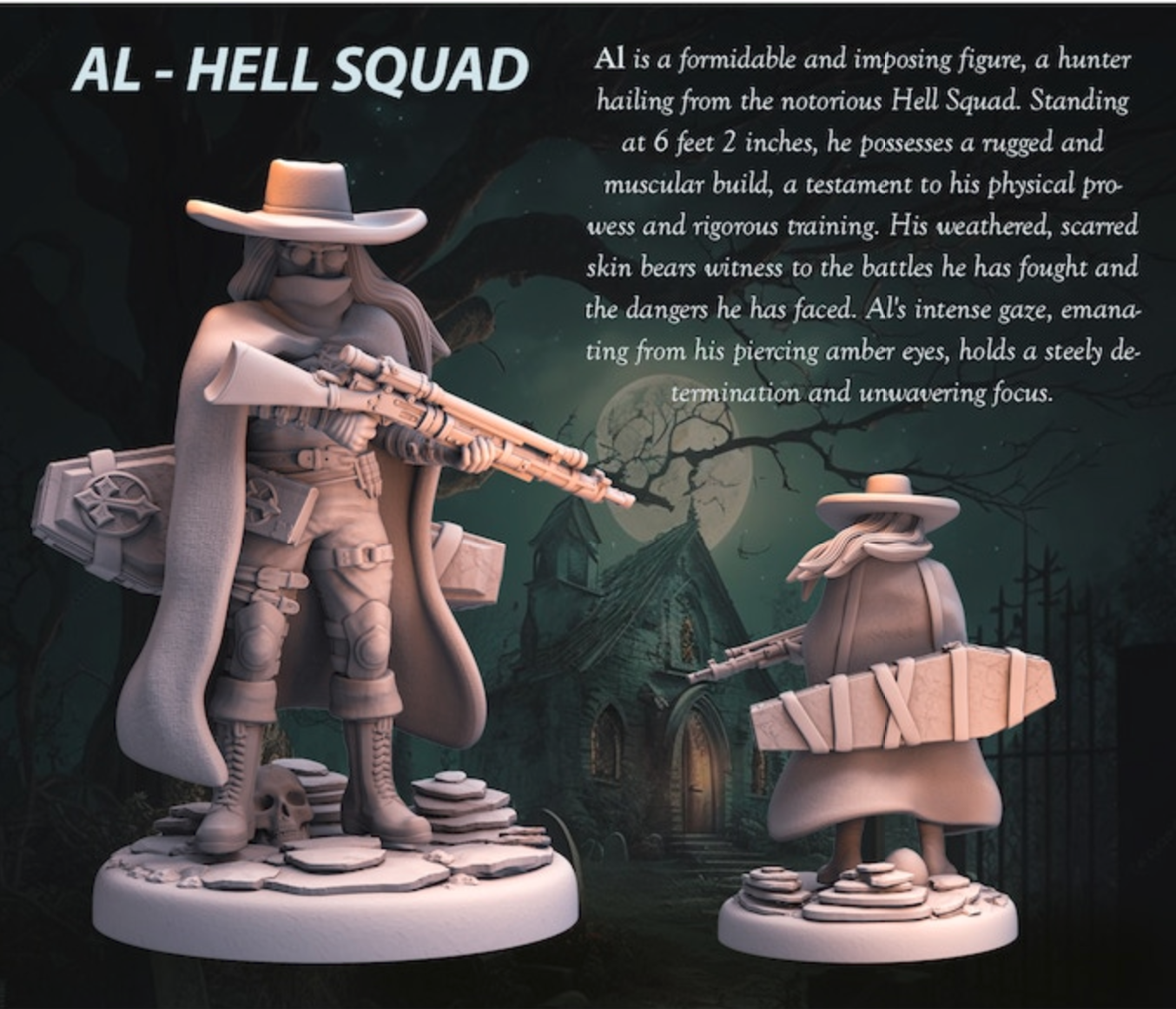 Miniatur Al-Hell Squad aus dem Dark Fantasy Vol I Set