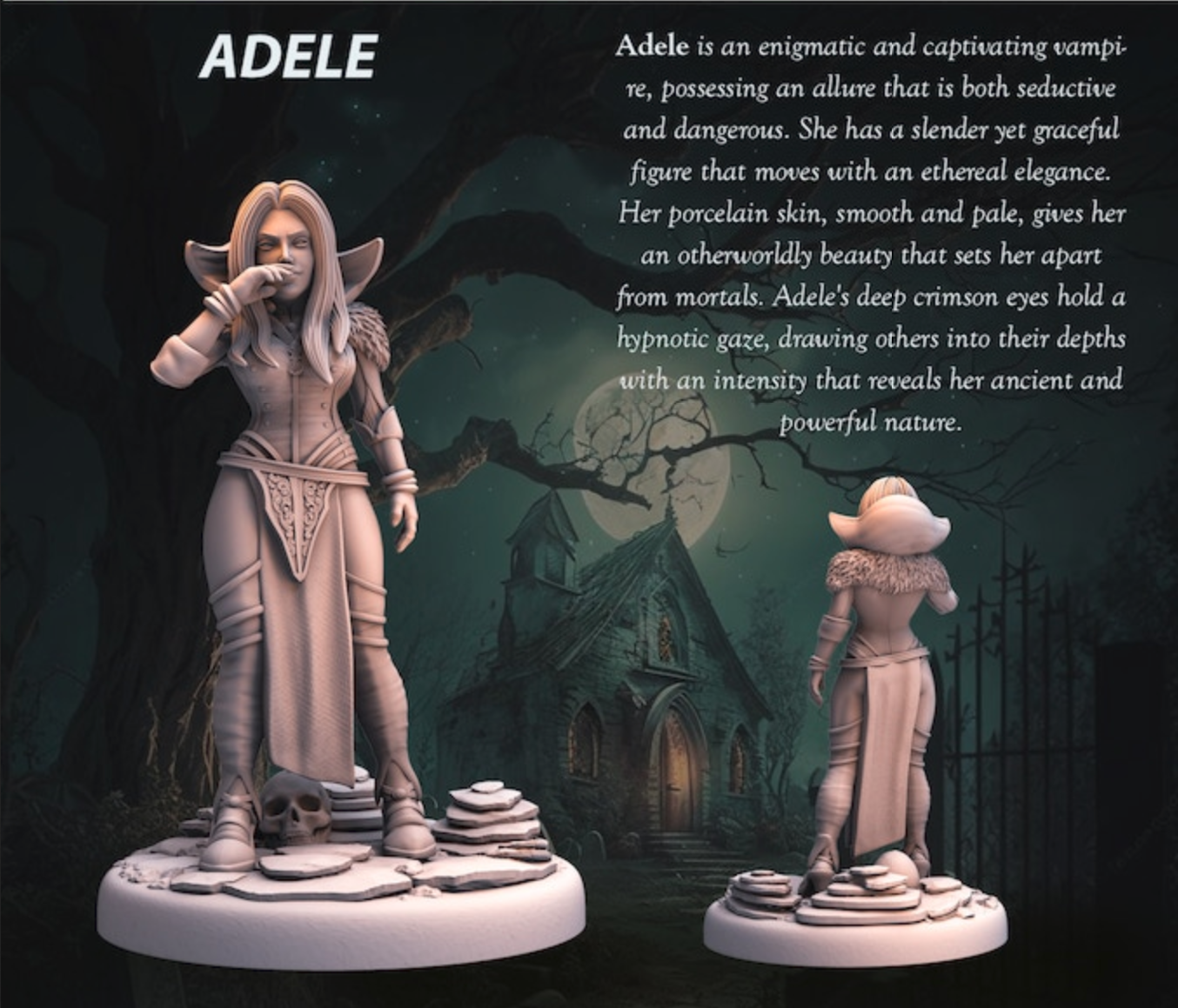 Miniatur Adele aus dem Dark Fantasy Vol I Set
