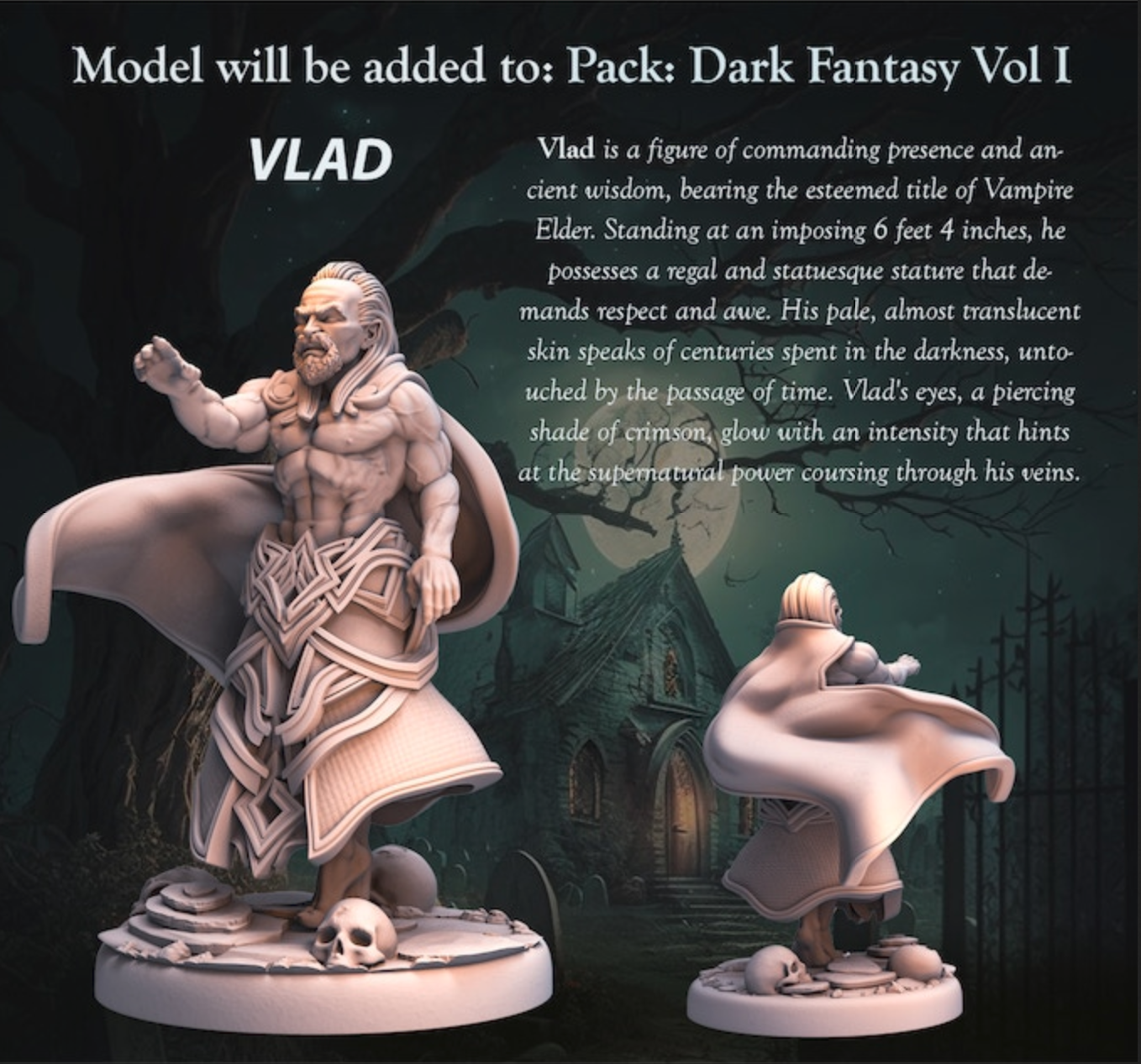 Miniatur Vlad aus dem Dark Fantasy Vol I Set
