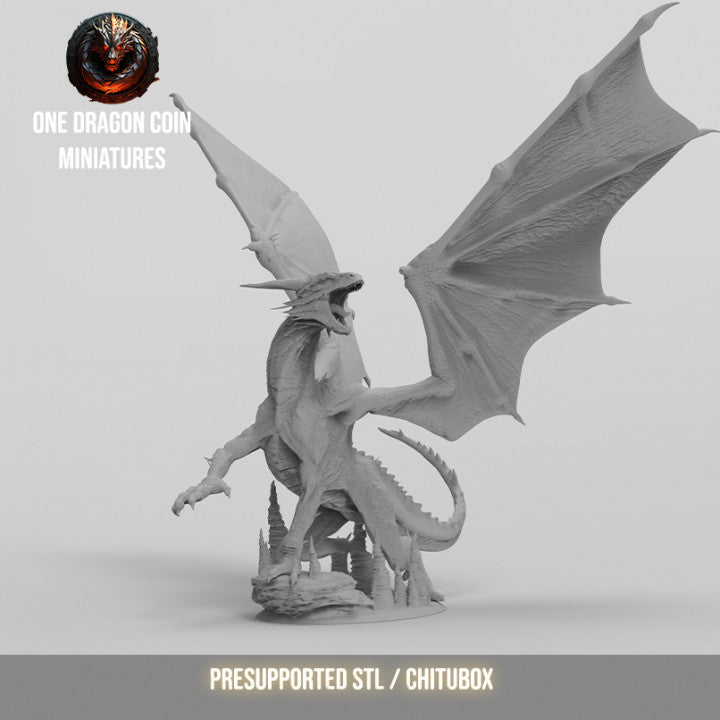 Ansicht der Display Miniatur Deepthorn, Lord of the Caves Dragon