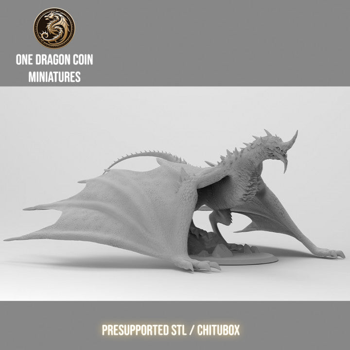 Miniatur Scaledur, the Great Horn Drache