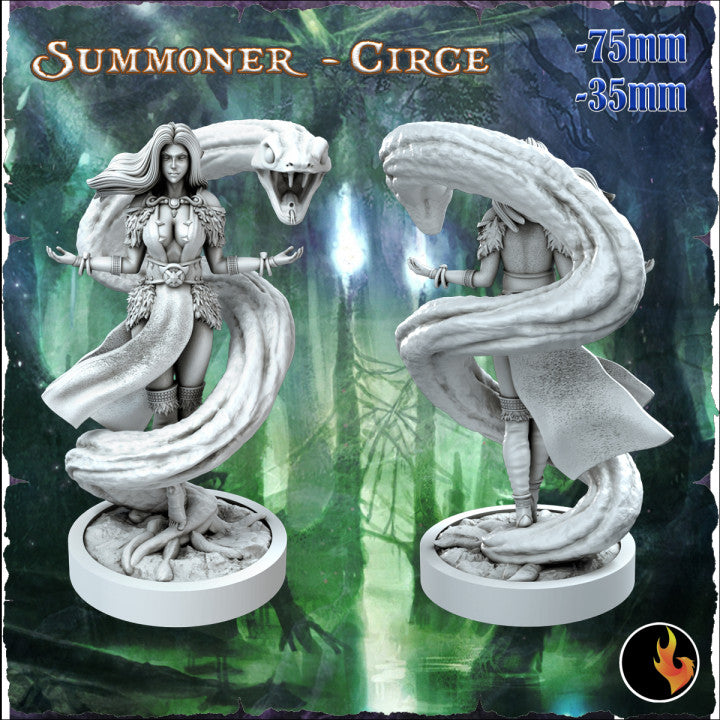 Miniatur Summoner Circe aus dem Fantasy Elves Vol I-Set