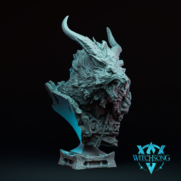 Miniatur Büste von Ascendant Greatwolf