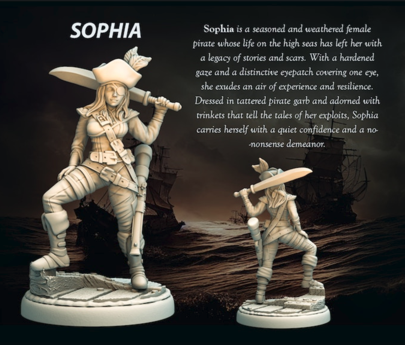 Miniatur Sophia aus dem Set Pirate Girls Vol I