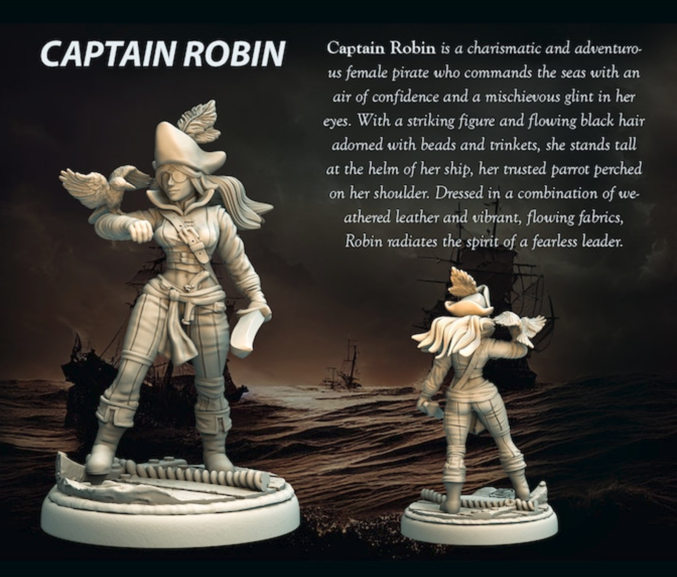 Miniatur Captain Robin aus dem Set Pirate Girls Vol I