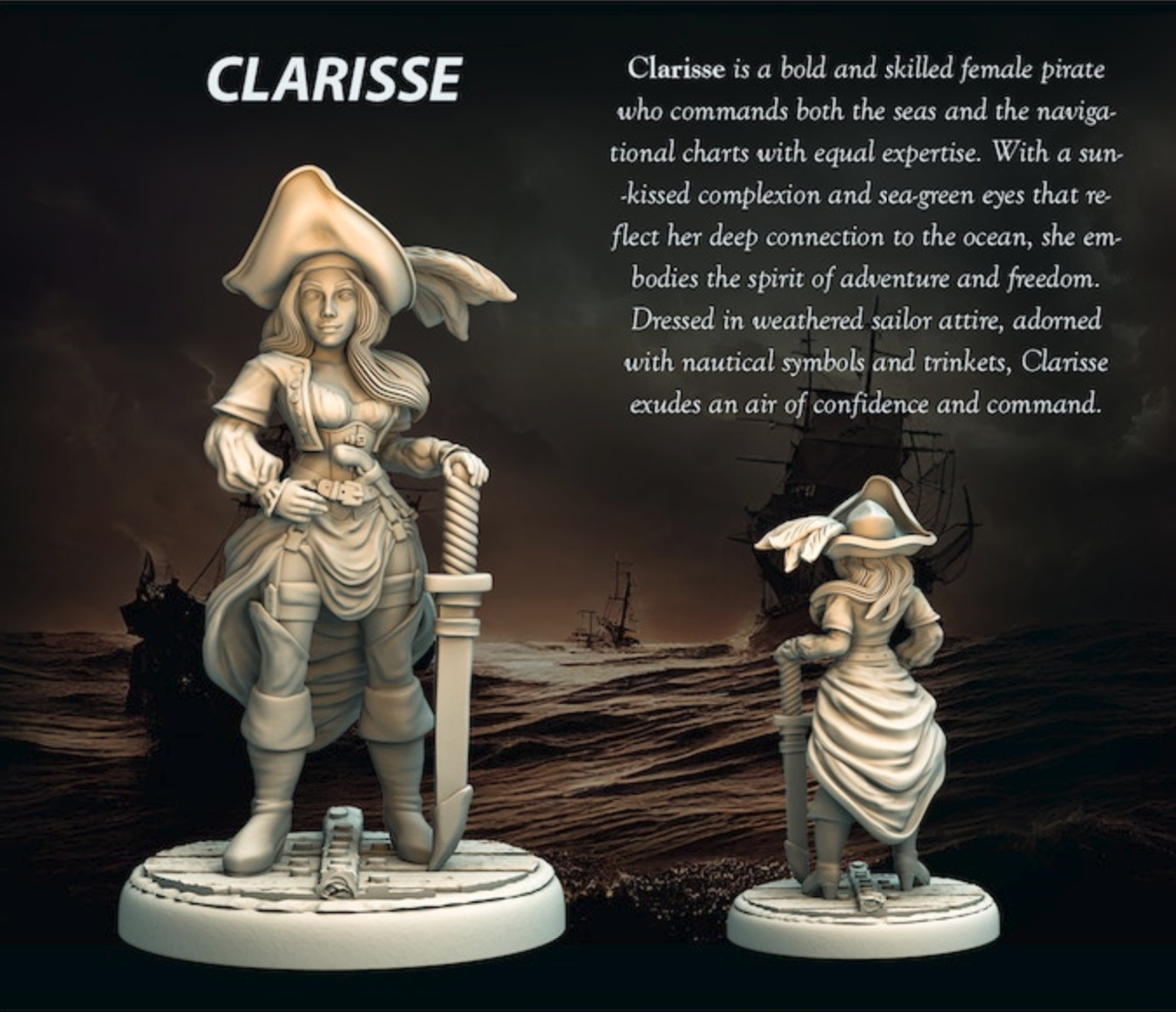 Miniatur Clarisse aus dem Set Pirate Girls Vol I