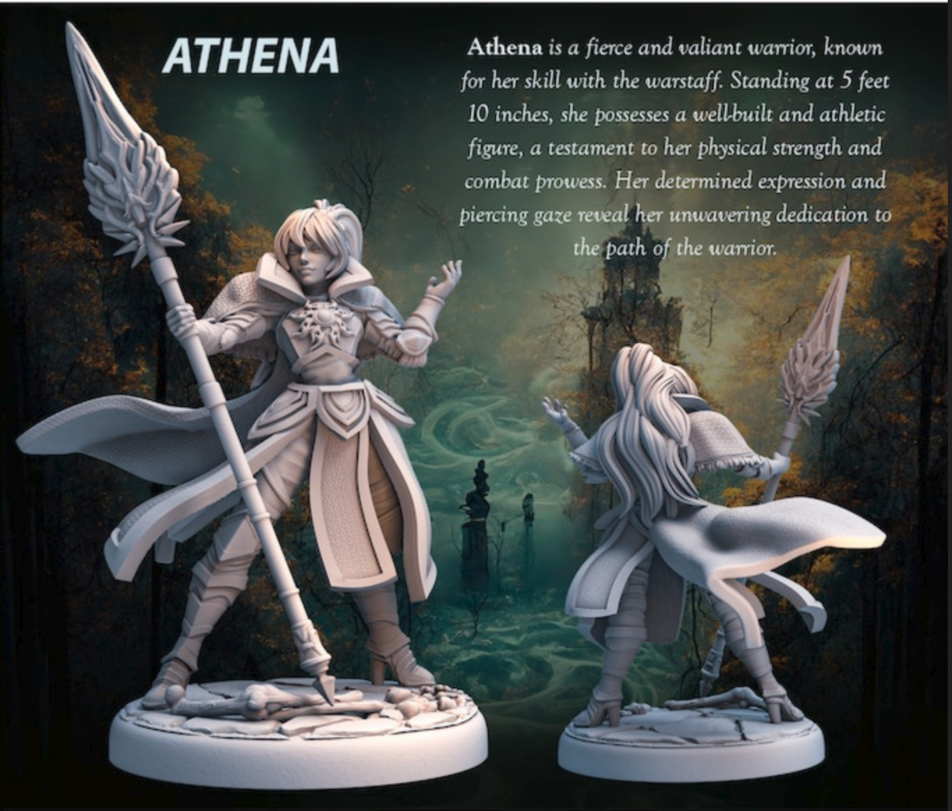 Miniatur Athena aus dem Fantasy Girls Vol II Set