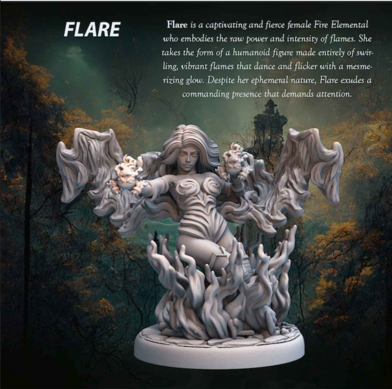 Miniatur Flare aus dem Fantasy Girls Vol II Set