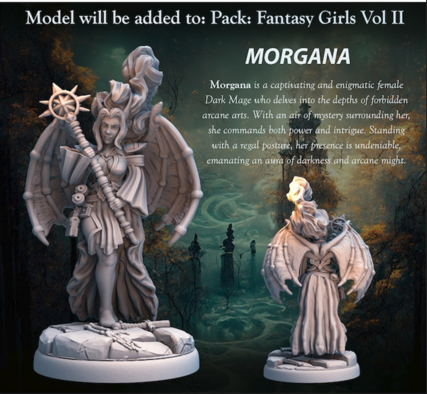 Miniatur Morgana aus dem Fantasy Girls Vol II Set