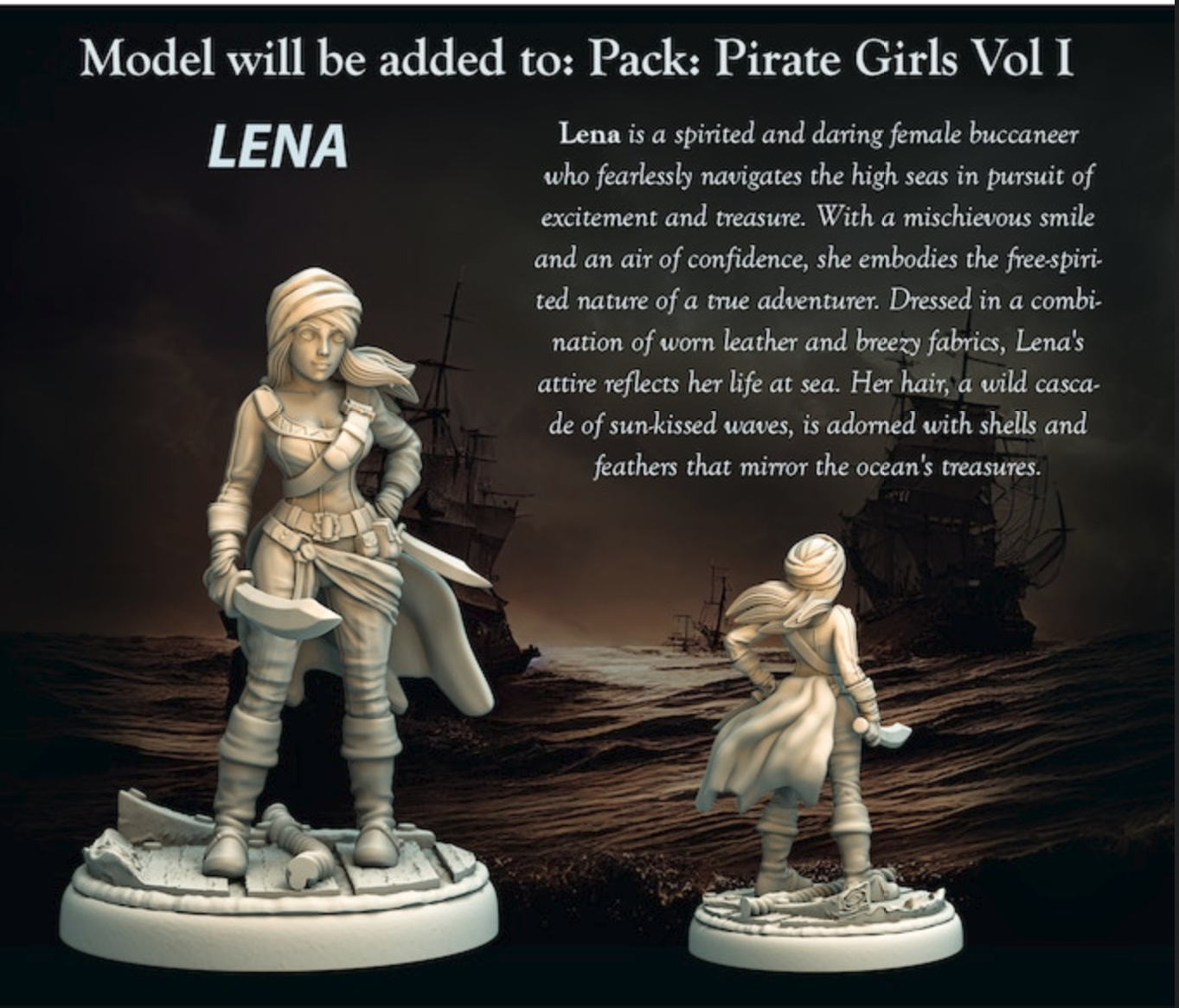 Miniatur Lena aus dem Set Pirate Girls Vol I