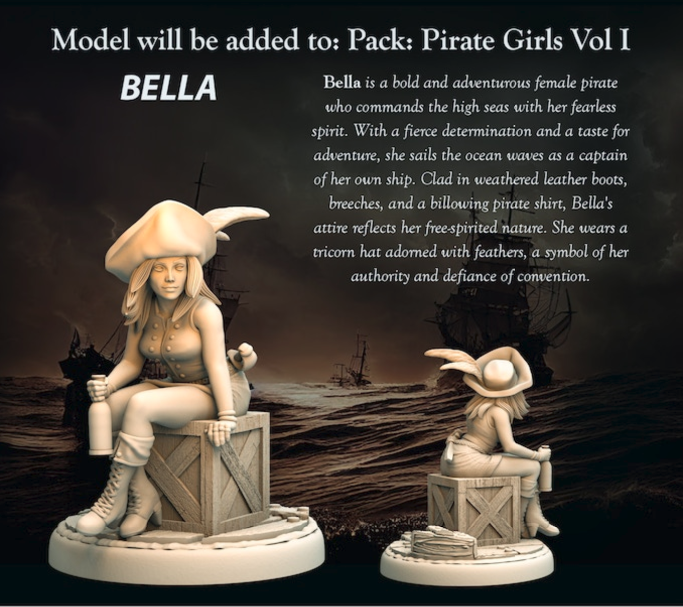 Miniatur Bella aus dem Set Pirate Girls Vol I