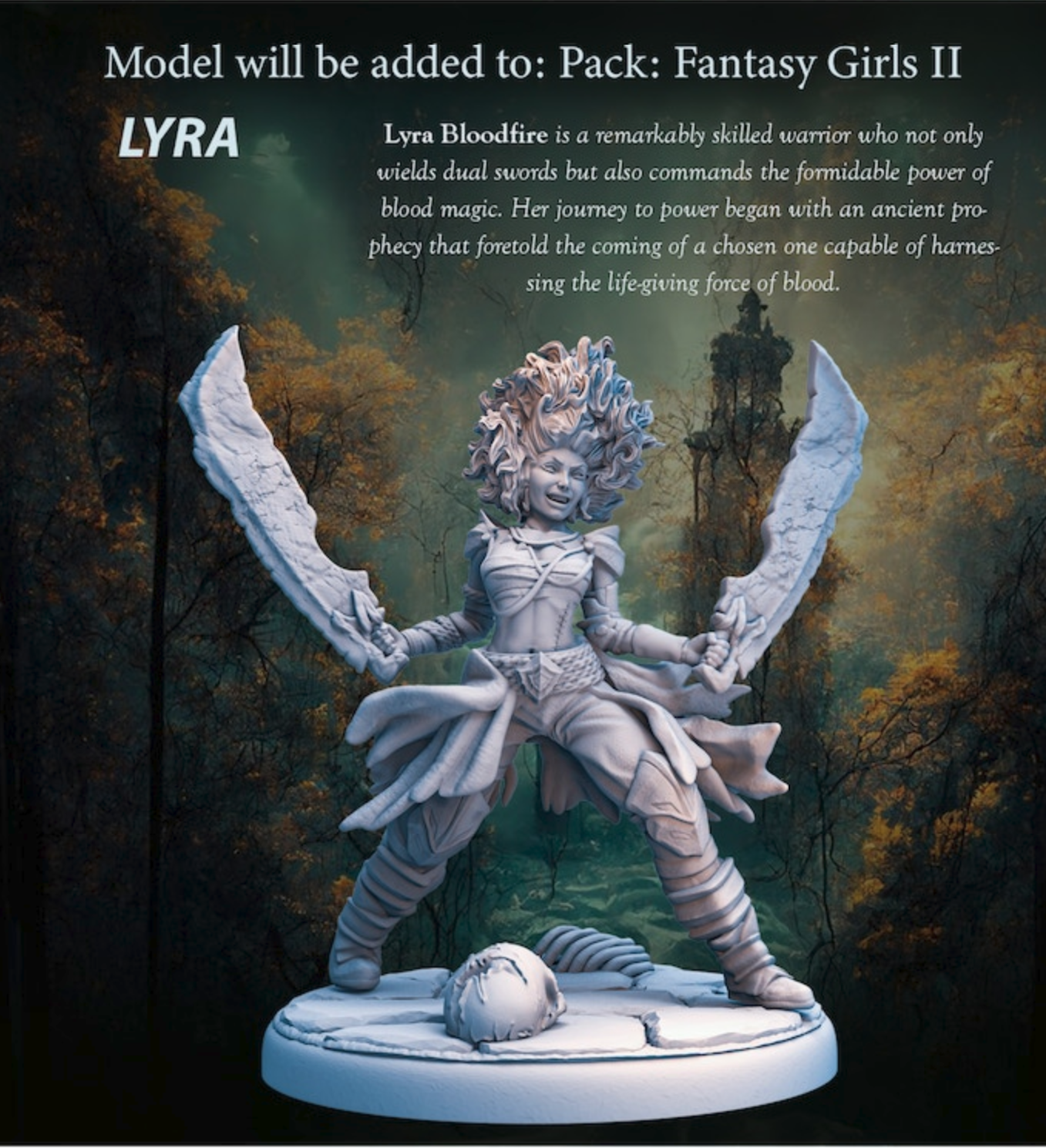 Miniatur Lyra aus dem Fantasy Girls Vol II Set