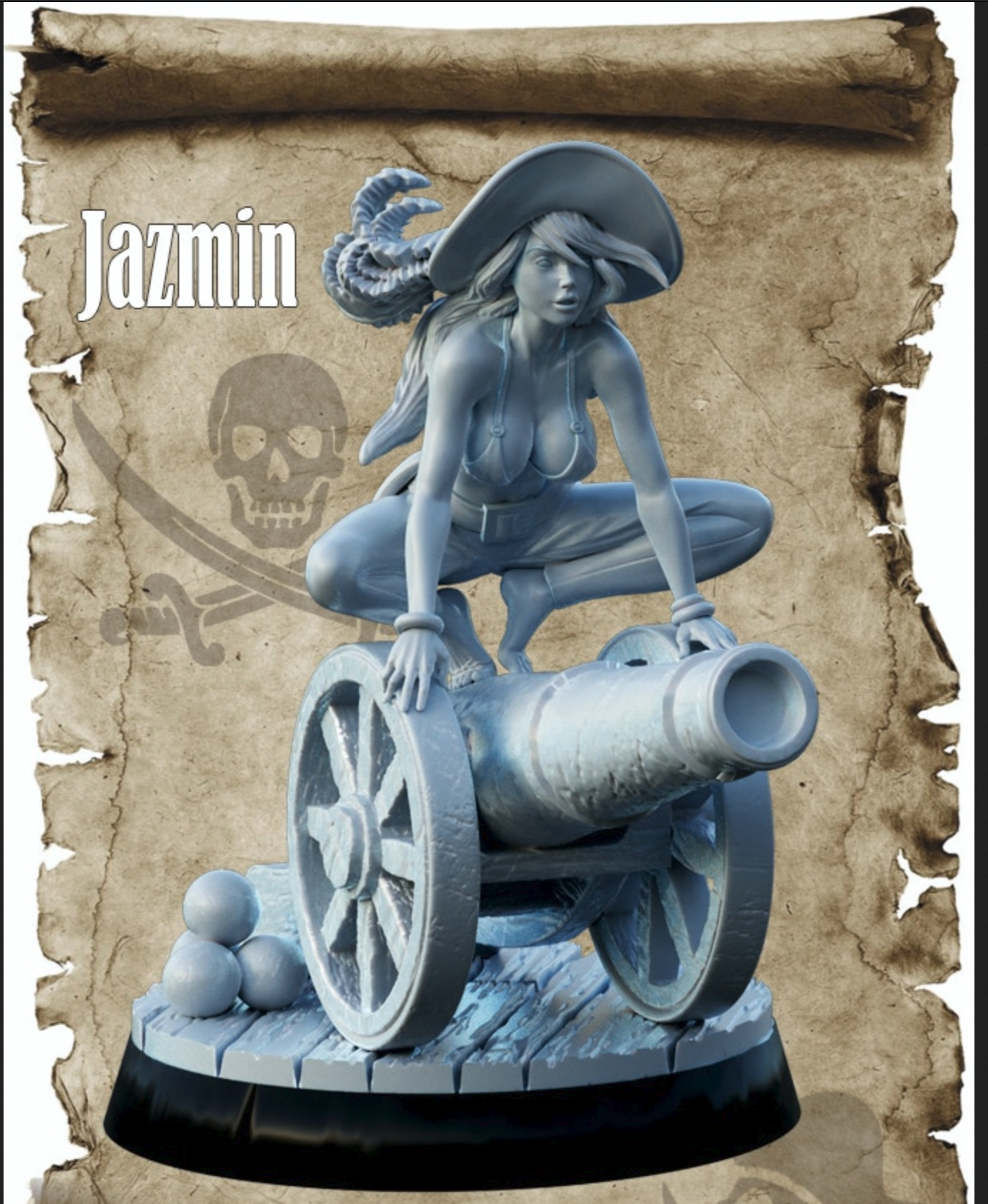 Miniatur Jazmin aus dem Pirate Girls Set