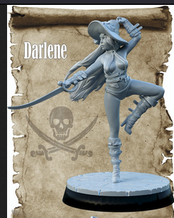 Miniatur Darlene aus dem Pirate Girls Set