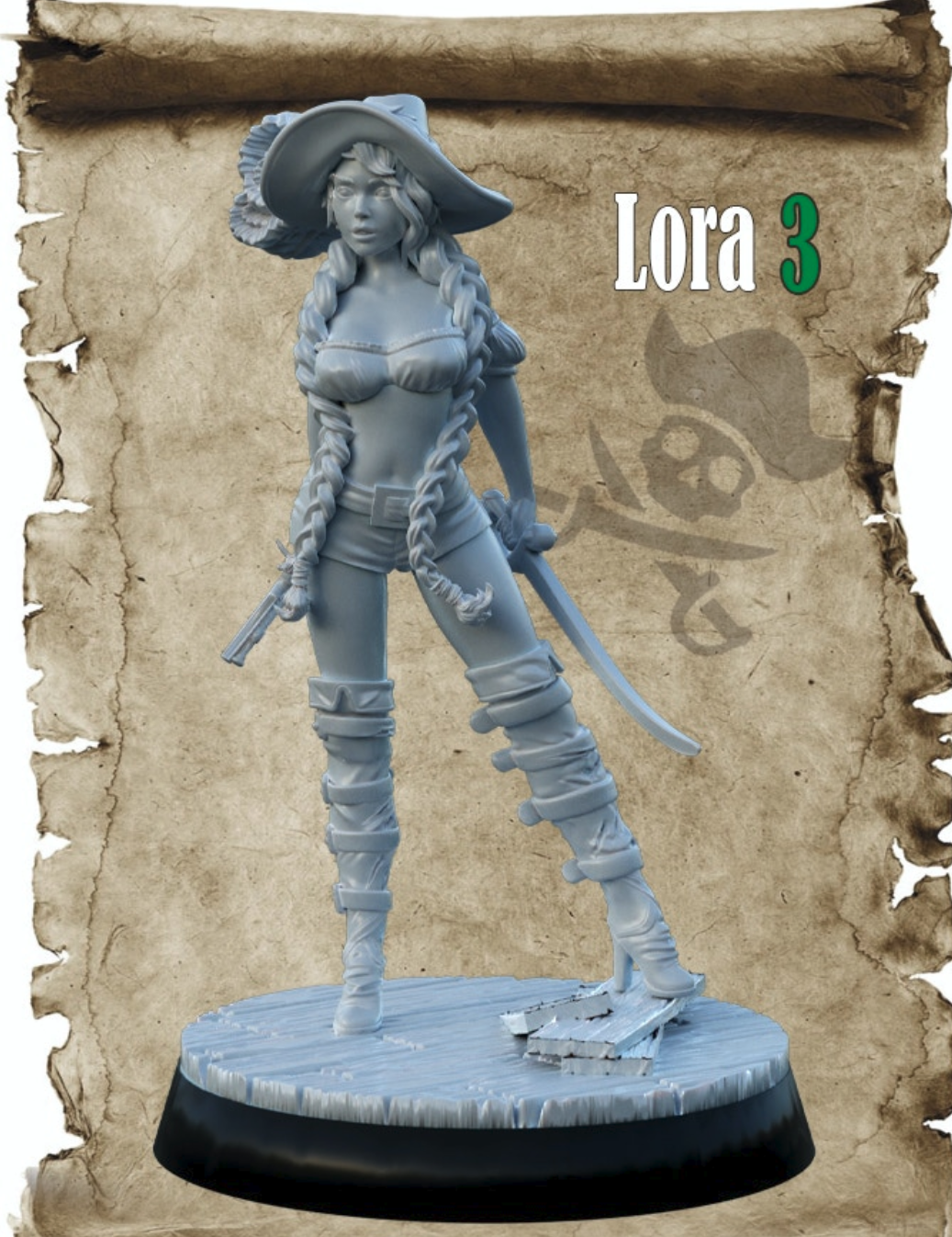 Miniatur Lora aus dem Pirate Girls Set Variante 3