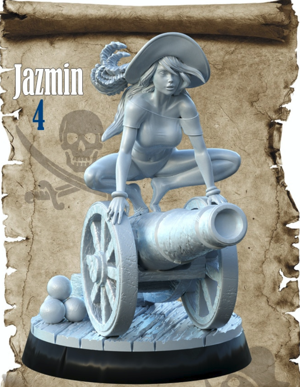 Miniatur Jazmin aus dem Pirate Girls Set Variante 4