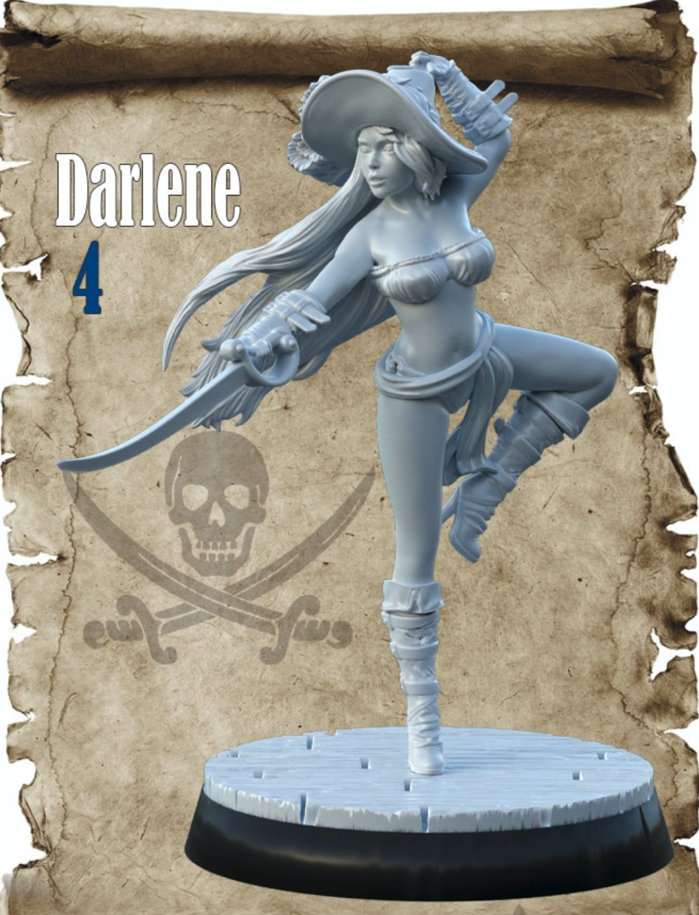 Miniatur Darlene aus dem Pirate Girls Set Variante 4