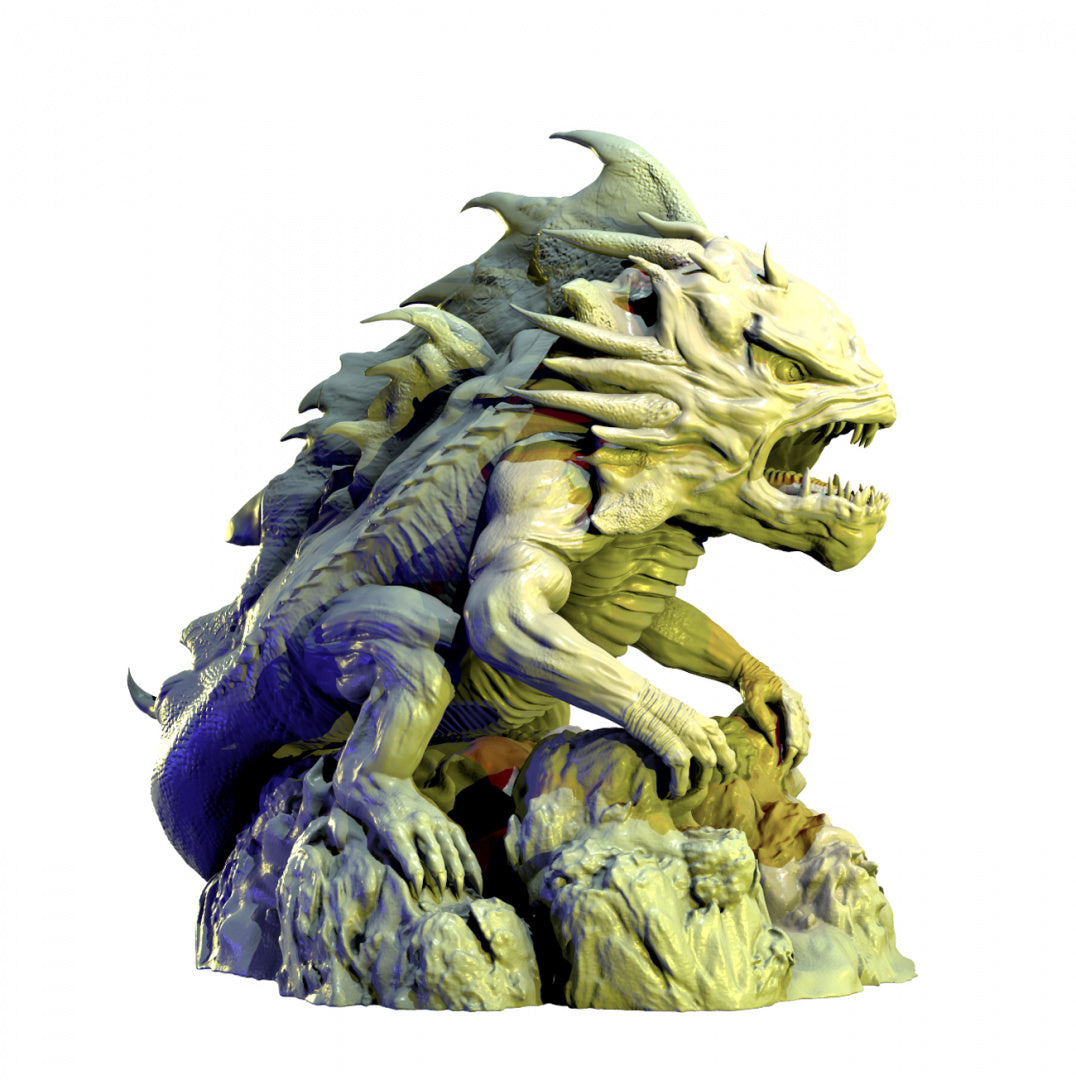 Miniatur Father Dragon von der Seite