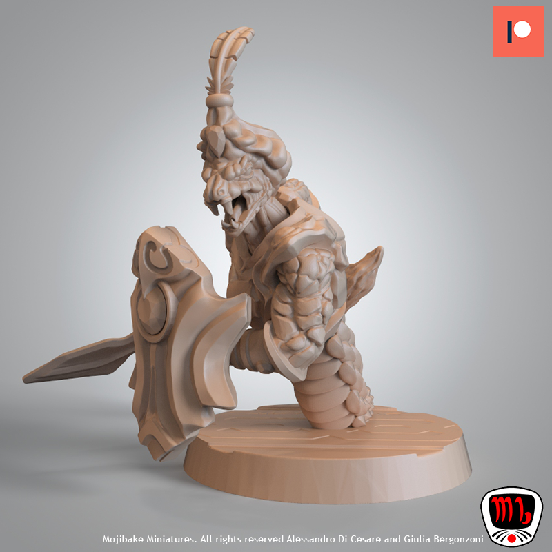 Miniatur Naga Krieger andere Pose